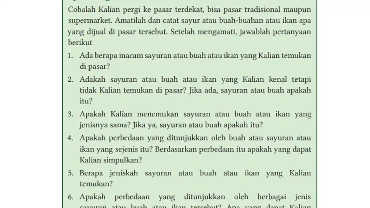 Kunci Jawaban IPA Kelas 10 SMA Halaman 153 Bab 7 Kurikulum Merdeka Aktivitas 7.1