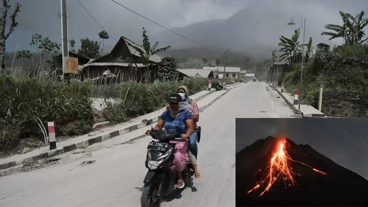 Gunung Merapi Erupsi, Awan Panas Meluncur ke Arah Boyolali dan Klaten Jateng, Masih Status Siaga