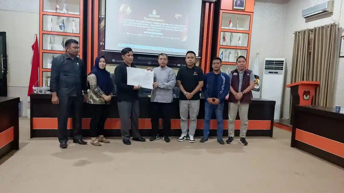 BREAKING NEWS Pasangan Calon Bupati Boalemo Burhanudin-Rivendi Lolos Verifikasi, Wahyudin-Riko Gagal