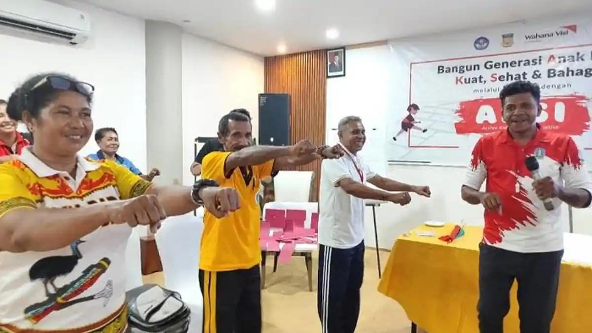 Program AKSI Latih 32 Guru di Kabupaten Jayapura Gerak Fisik dan Edukasi Gizi