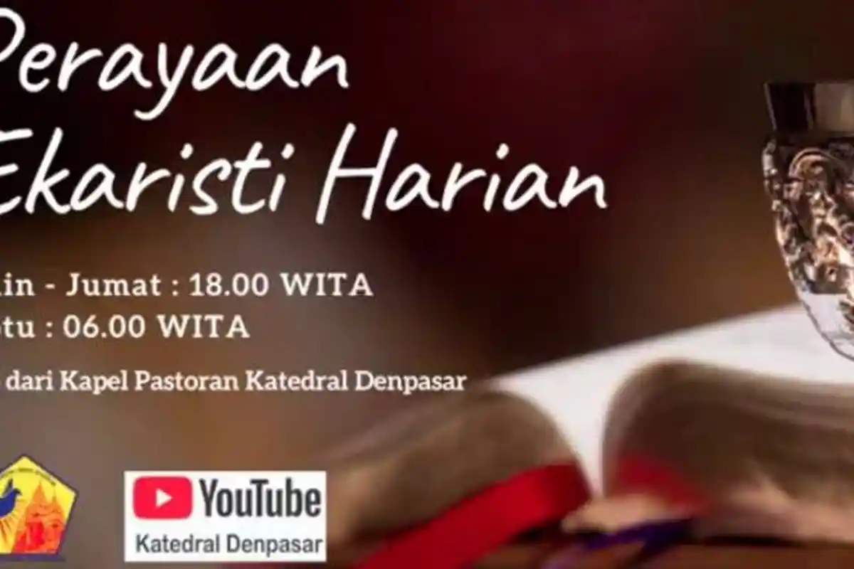 LINK Streaming Misa Kamis Putih, Jumat Agung, Sabtu Suci, & Minggu Paskah - Jakarta hingga Denpasar