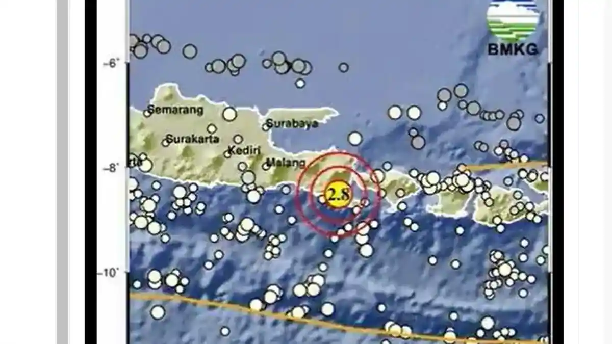 Gempa Bumi di Jawa Timur Rabu 15 November 2023, Info BMKG : Kedalaman 10 Kilometer