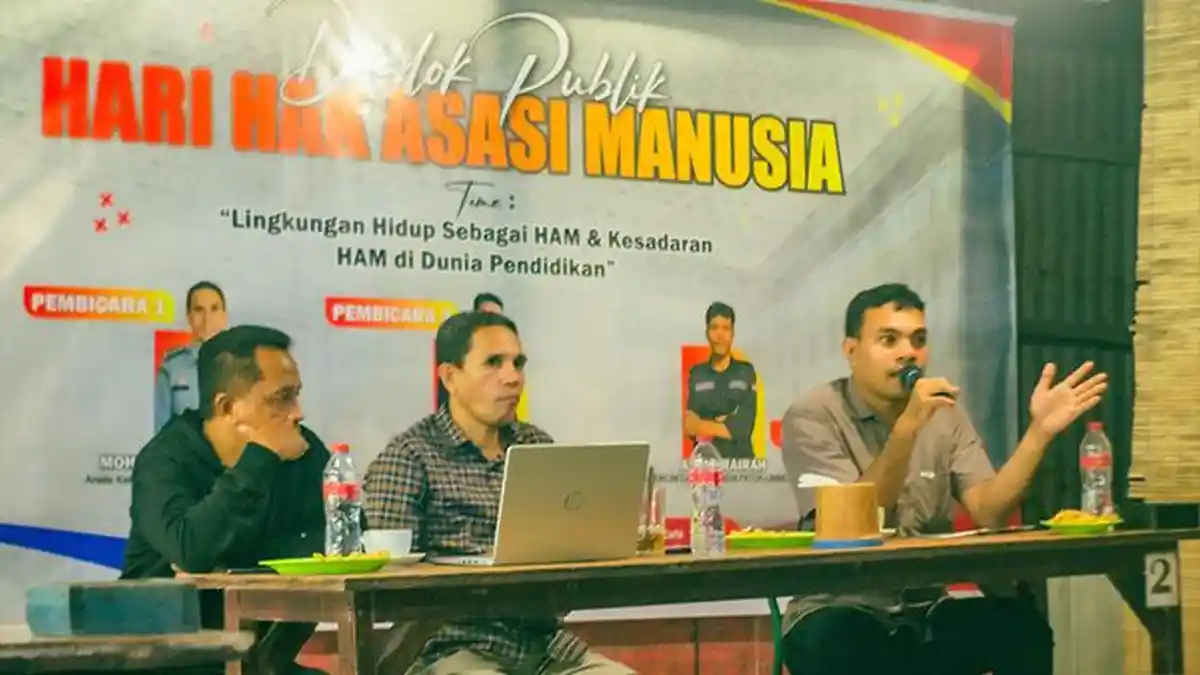 Hari Hak Asasi Manusia Sedunia, BEM FATEK-UMMU Ternate Gelar Dialog Publik HAM di Dunia Pendidikan