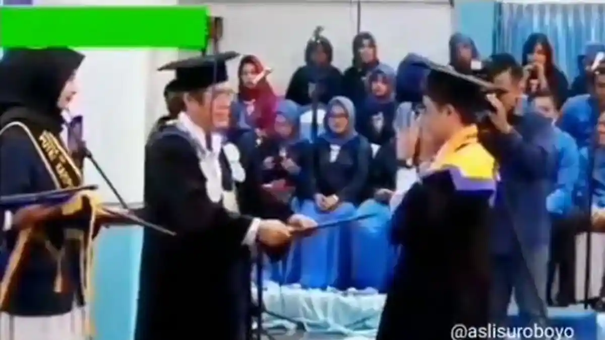 Viral Mahasiswa Joget 'Entah Apa yang Merasukimu'  saat Wisuda, Mengaku Selebrasi