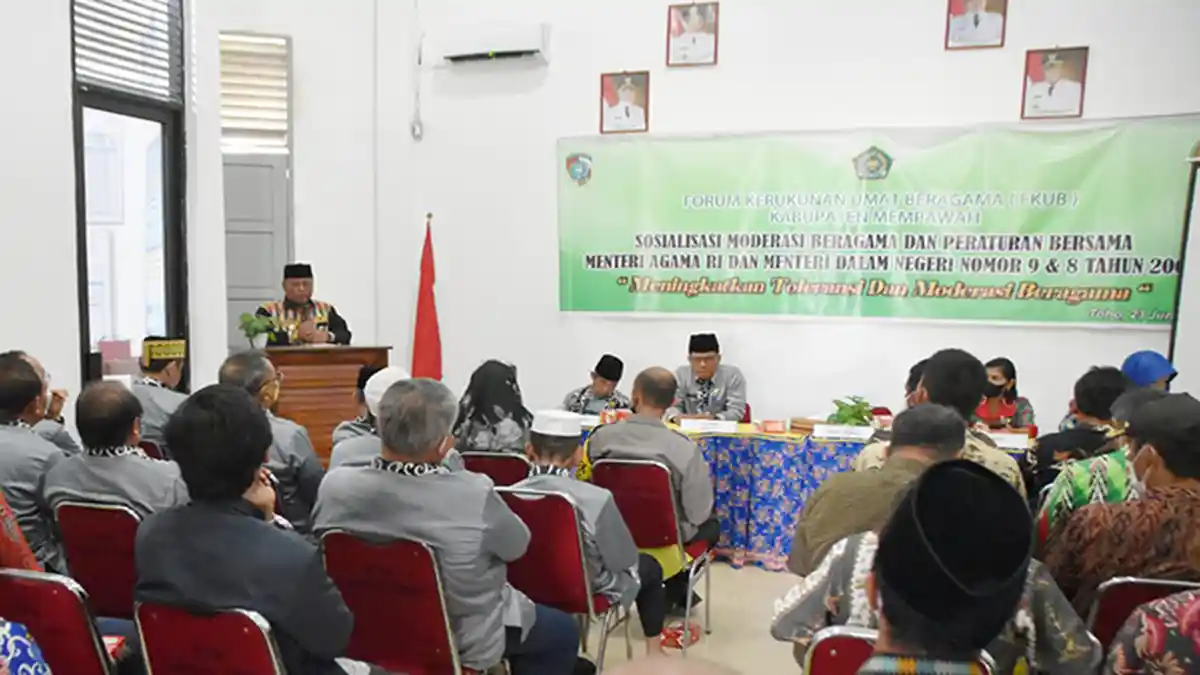 FKUB Mempawah Gelar Sosialisasi Moderasi Beragama di Toho