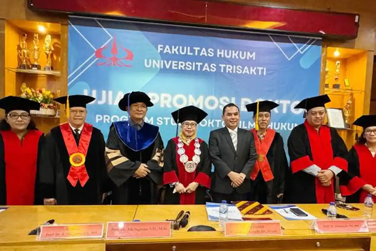 Sayuti Abubakar Lulus Cum Laude di Universitas Trisakti, Doktor Hukum yang Ke-229
