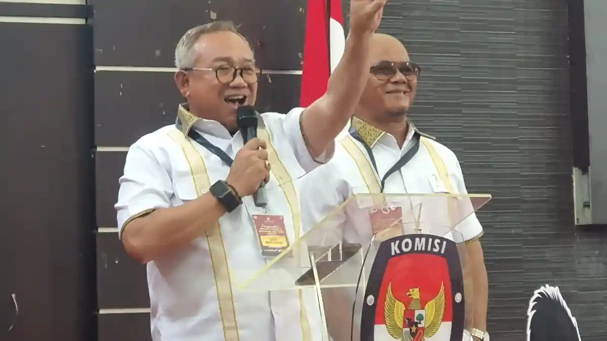 Dapat Nomor Urut 2, Firman-Ery Teriakan Datang, Serang dan Menang di Pilkada Karimun 2024