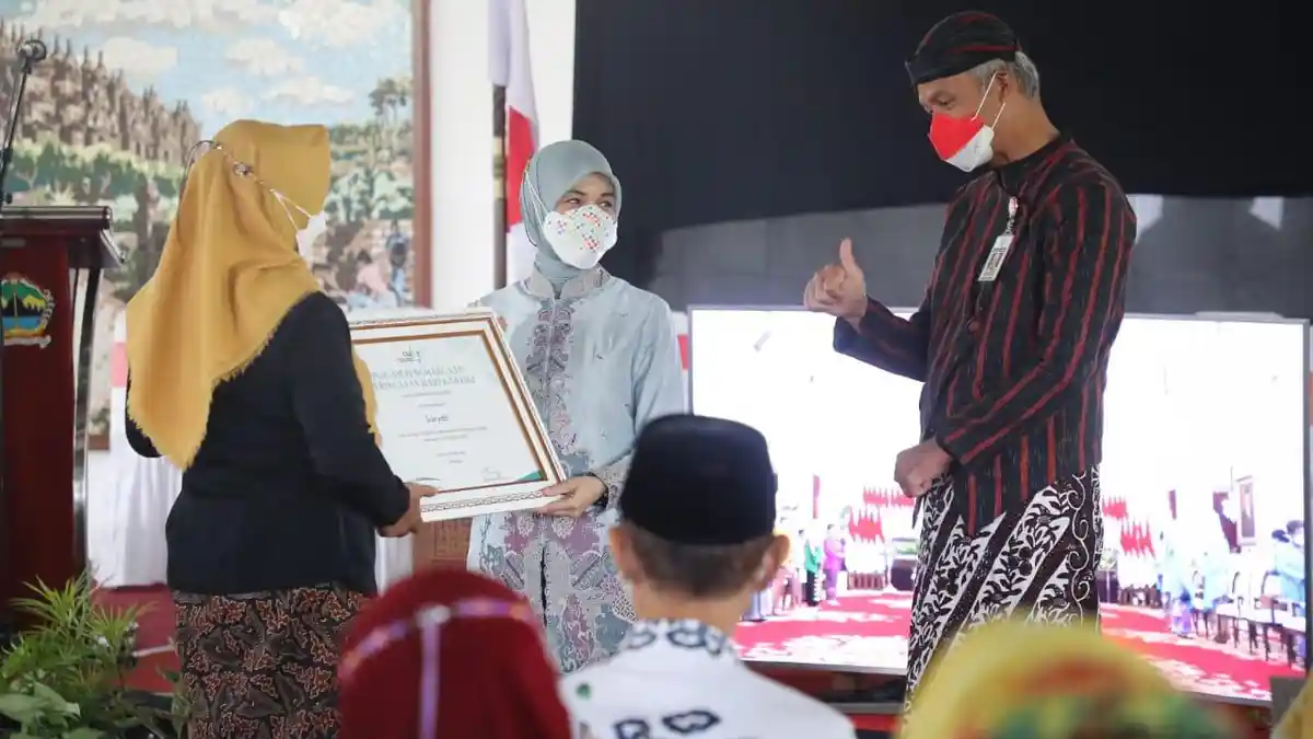 Acara Peringatan Hari Kartini, Ganjar Bahas Isu Pernikahan Dini di Jateng