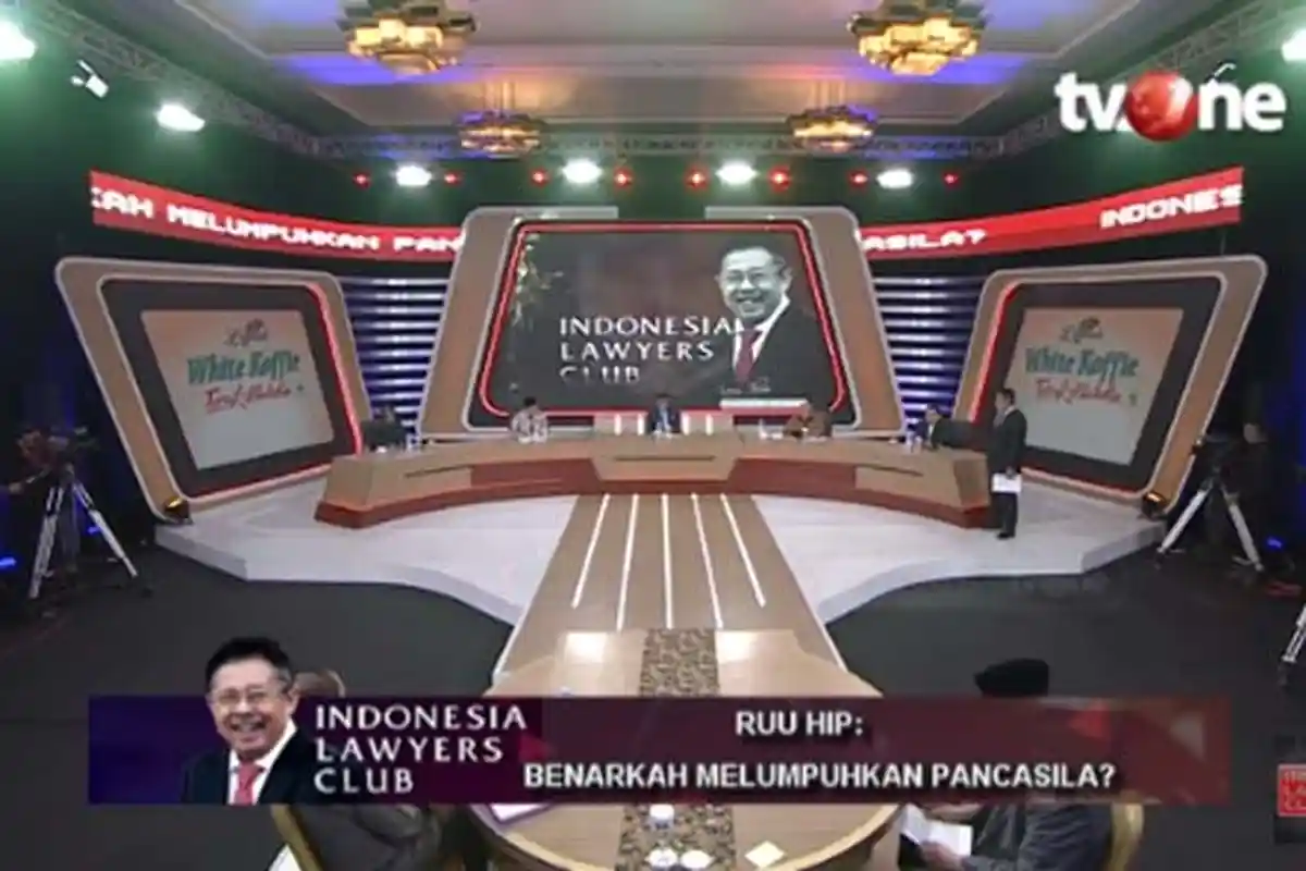 Ali Ngabalin Tampil Tak Biasa di ILC TVOne, Karni Ilyas Pertanyakan Ngabalin Sampai Copot Sorban