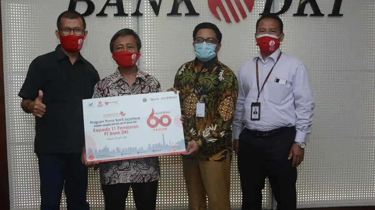Agar Terus Produktif, Pensiunan Karyawan Bank DKI Diberikan Modal Usaha