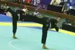 Pencak Silat Beregu Putra Raih Emas