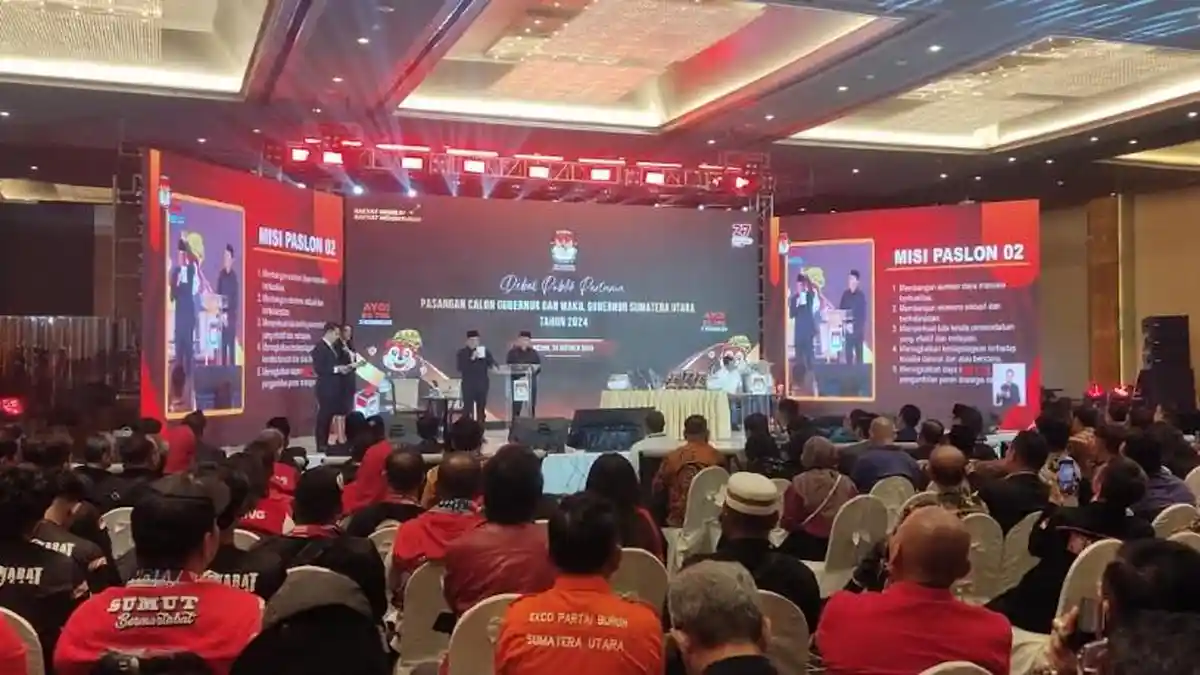 Edy Rahmayadi Buka Debat Pilgub Sumut, Sampaikan Visi dan 5 Misi