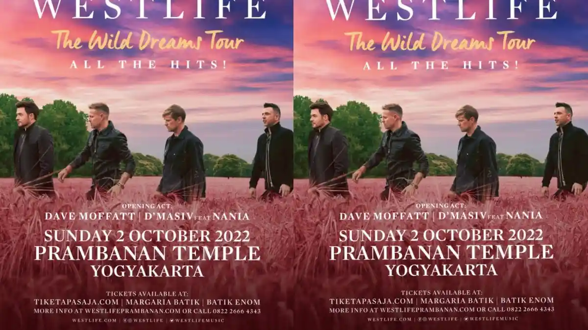 Konser Westlife di Prambanan Masih Diserbu Fans, Tiket Pre-sale Harga