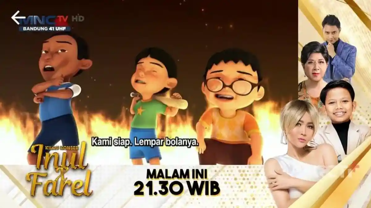 Link Gratis Streaming MNCTV RCTI Upin Ipin Hari Ini, Ehsan di Sinema Spesial, Gila Bola, Bermula