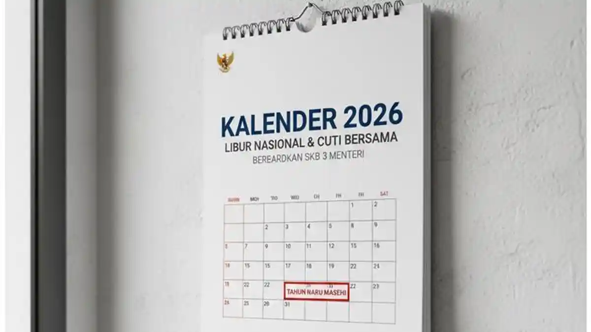 Kalender 2026: 25 Tanggal Merah Libur Nasional dan Cuti Bersama, Kapan Libur Lebaran Idul Fitri?