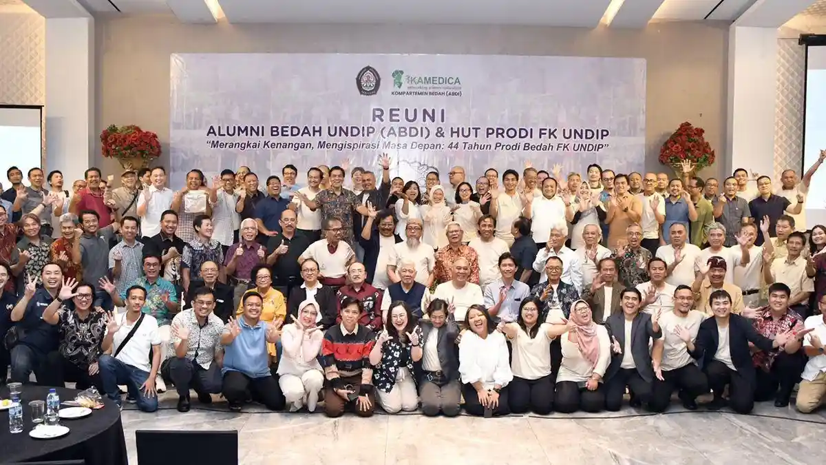 Reuni Akbar Alumni Bedah UNDIP, Merangkai Kenangan 44 Tahun Perjalanan