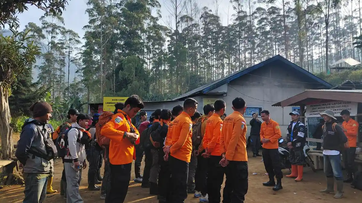 Pencarian Pelajar Asal Bandung di Lembah Tengkorak Diperluas, Gunakan Drone Thermal - Tribunjabar.id