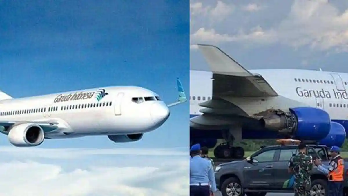 PENGAKUAN Penumpang Saat Sayap Garuda Terbakar di Langit Makassar, Kepanasan hingga Berputar-putar