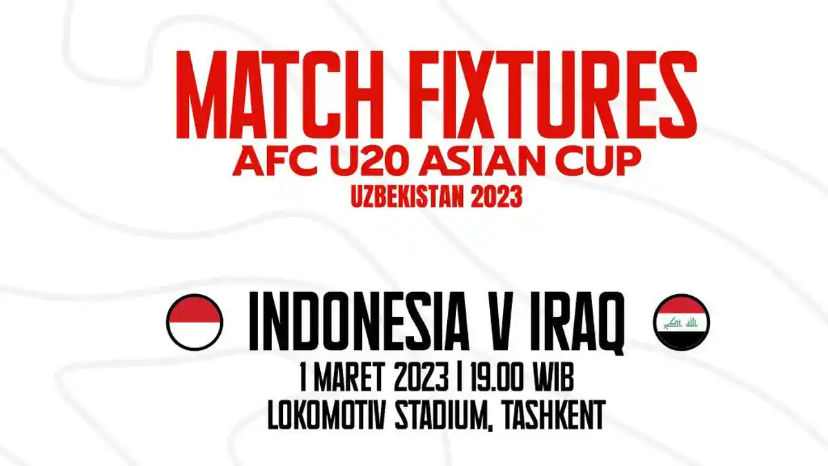 Jadwal Timnas U20 Indonesia vs Irak Hari Ini di Piala Asia U20 2023 Uzbekistan