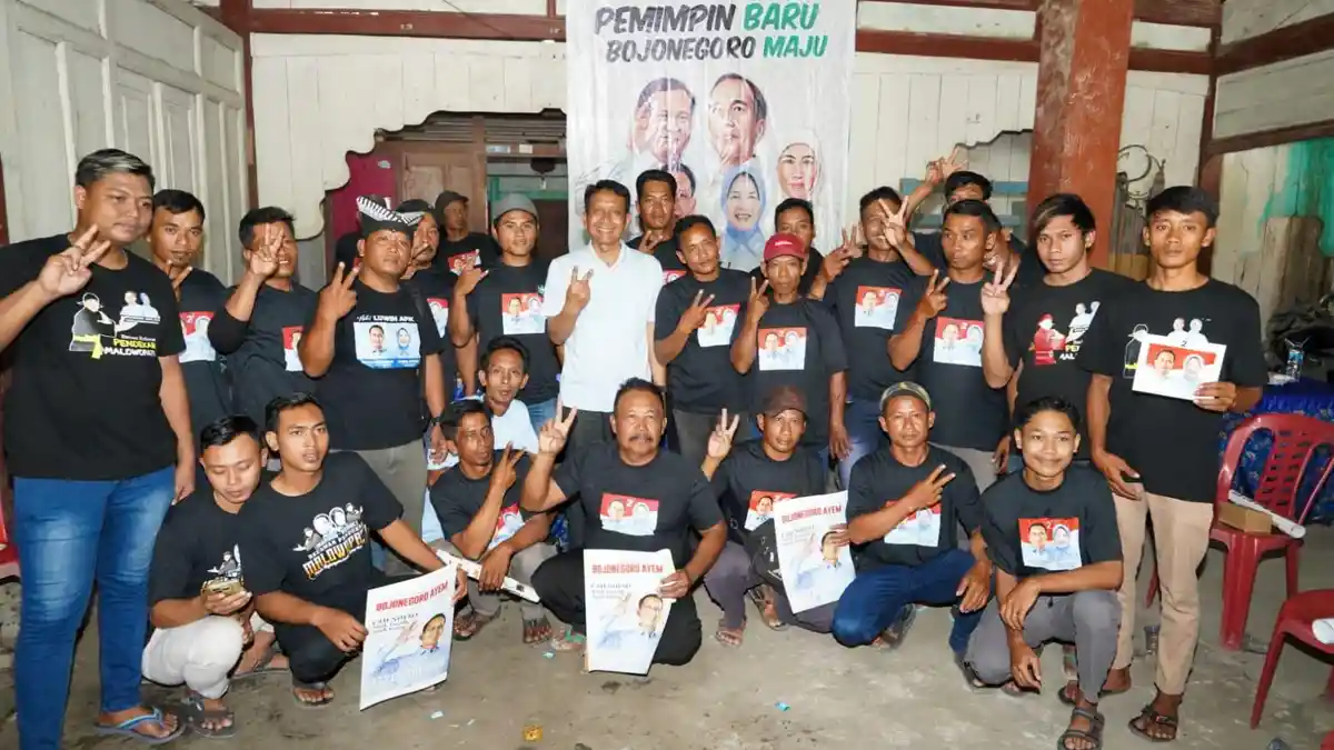 Cabup Setyo Wahono Komitmen Bangun Satu Lapangan Olahraga di Tiap Desa Bojonegoro