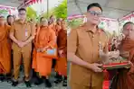 Sambut Rombongan Bhikkhu, Bupati Hamenang Singgung Semangat Kerukunan Antarumat Beragama di Klaten