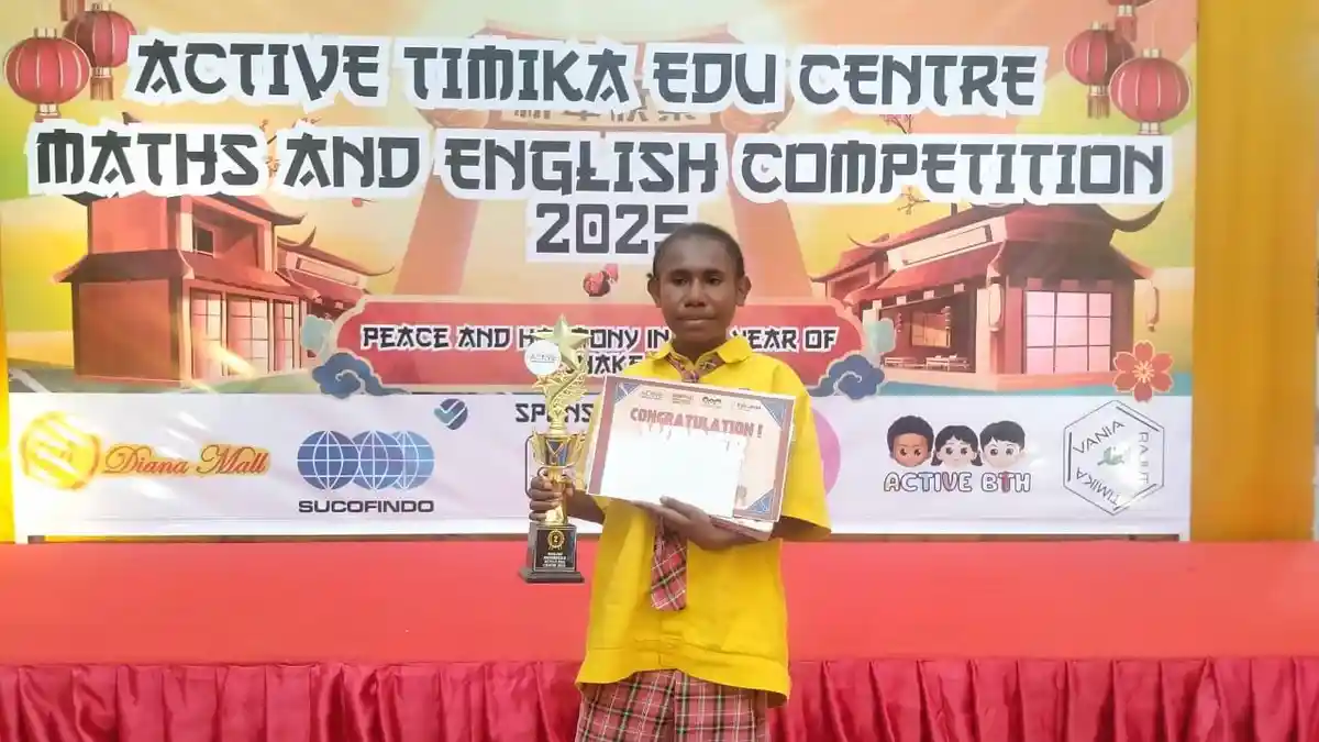Eka Balinol, Murid SATP Sabet Juara 2 Maths dan English Competition
