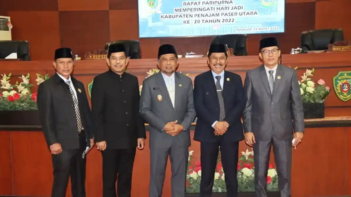 Rangkaian Peringatan Hari Jadi Ke-20 Penajam Paser Utara, Baharuddin Muin Hadiri Paripurna DPRD PPU