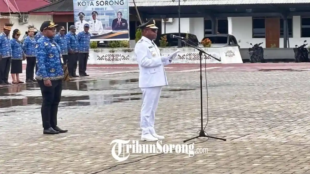 Pemkot Sorong Gelar Upacara Hari Otonomi Daerah ke-XXIX, Begini Isi Pidato Mendagri