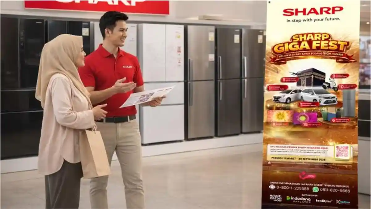 Rayakan 56 Tahun di Indonesia, Sharp Lovers Day GIGA Fest 2026 Hadirkan 56 Hadiah Spektakuler