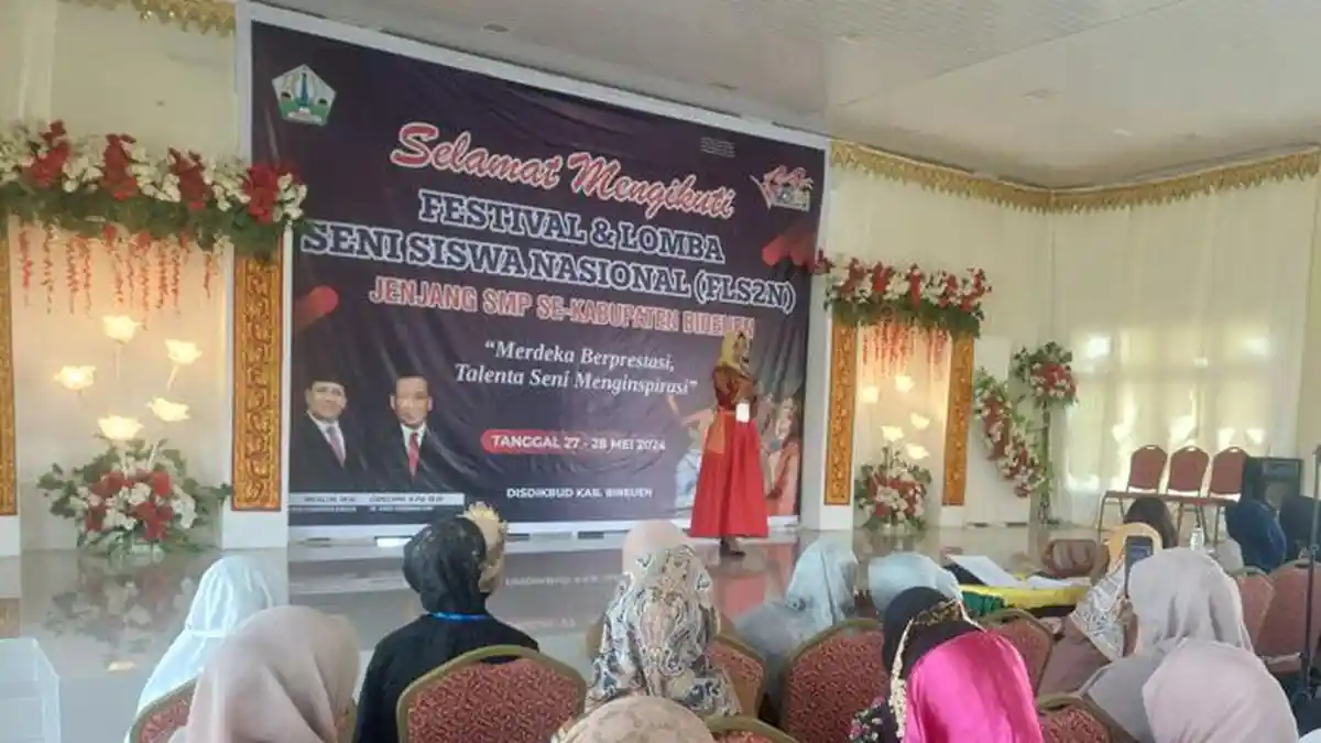 75 Siswa SMP Berlomba Di  FLS2N Bireuen, Dipoles Bak Pengantin