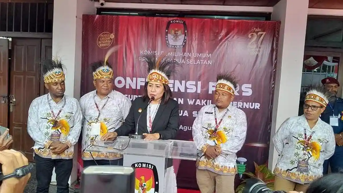 Soal Keaslian Bapaslon Cagub dan Cawagub, KPU Papua Selatan Serahkan ke MRPS 