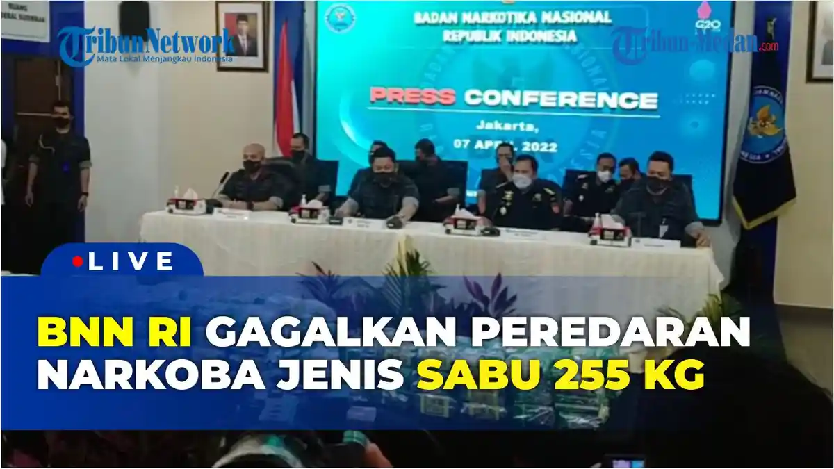 BNN RI Gagalkan Peredaran 255,96 Kilogram Sabu Asal Segitiga Emas
