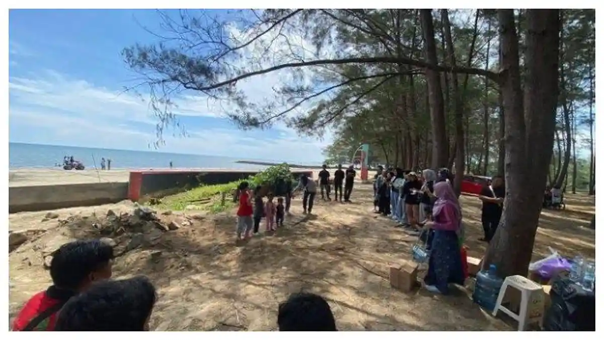 Pantai Rindu Alam, Surga Pasir Putih dan Cemara Laut di Tanahbumbu Kalsel Cocok Untuk Healing