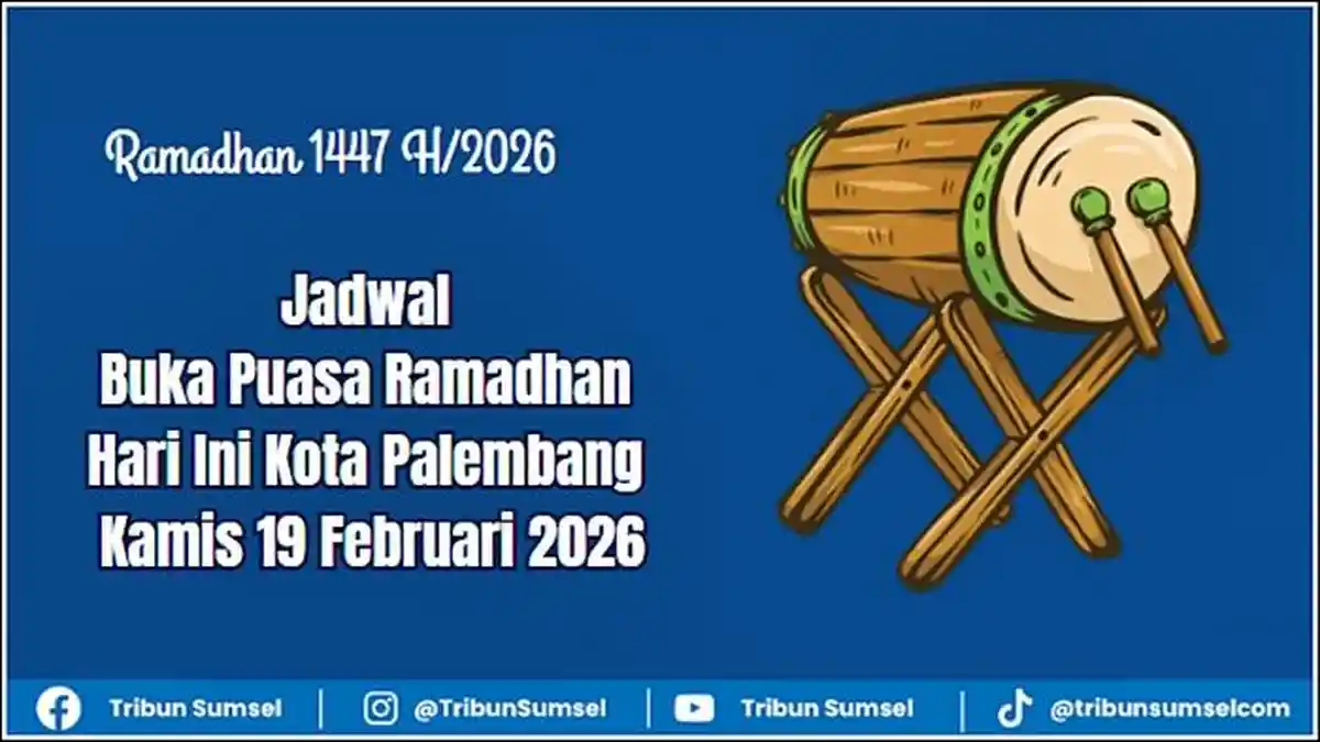 Jadwal Buka Puasa Ramadhan Hari Ini Palembang, Kamis 19 Februari 2026, Lengkap Doa Berbuka Puasa