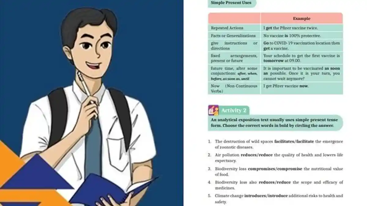 Kunci Jawaban Bahasa Inggris Tingkat Lanjut Kelas 11 SMA Halaman 137, Grammar focus, Activity 2