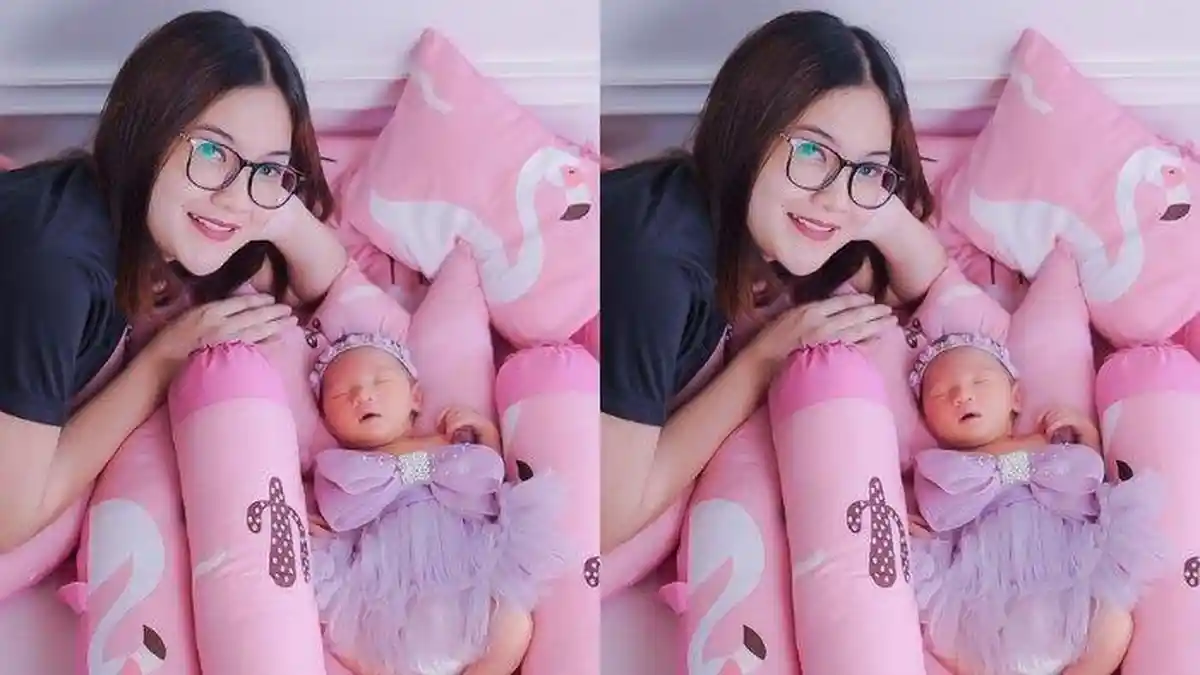 Wajah Gendhis Geona Madaharsa Anak Nella Kharisma dan Dory Harsa, Ini Arti Nama Bayi Perempuan Nella