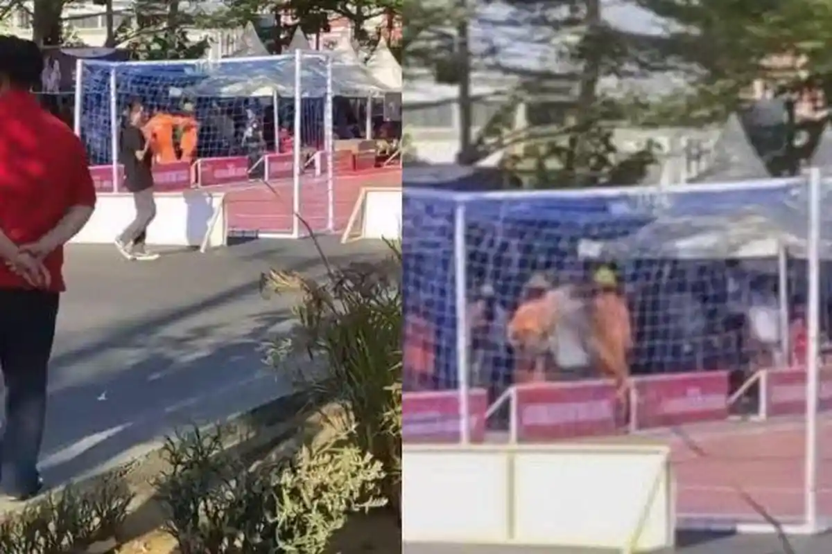 Lalu Lintas Macet Akibat Ada Futsal di Tengah Jalan, Pengendara Mengeluh, Alasan Camat: Agak Susah