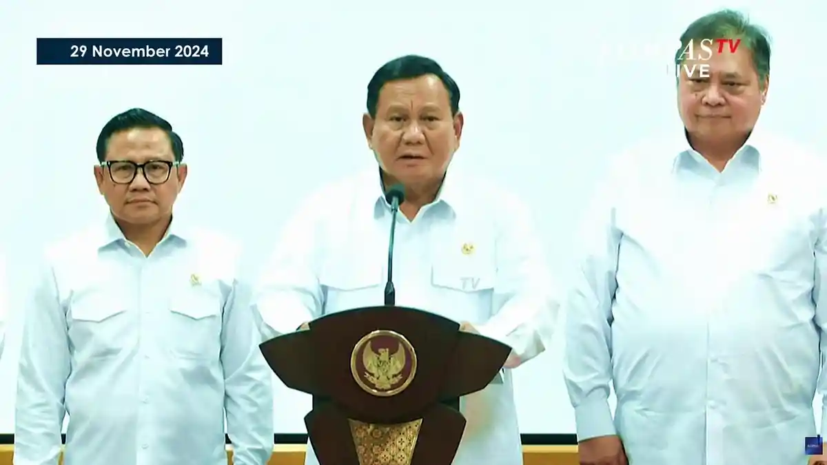 Prabowo Umumkan Upah Minimum Nasional 2025 Rata-rata Naik 6,5 Persen