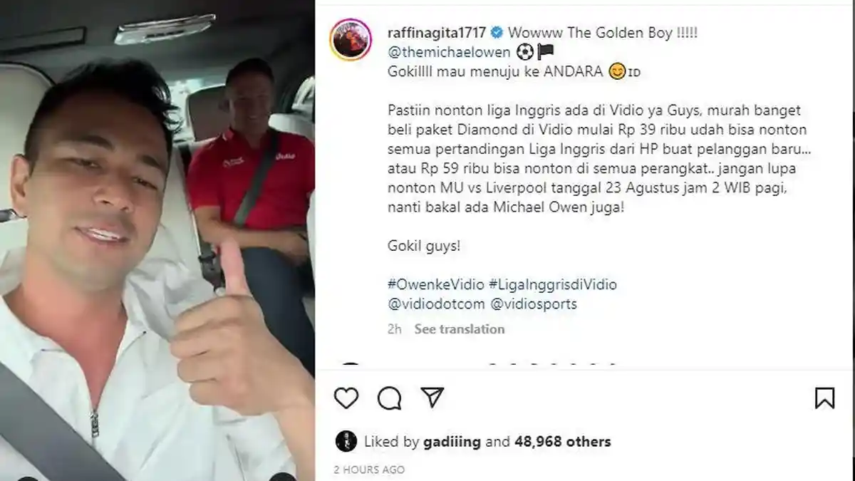 Raffi Ahmad dan Nagita Slavina Jemput Michael Owen Pakai Rolls Royce Phantom