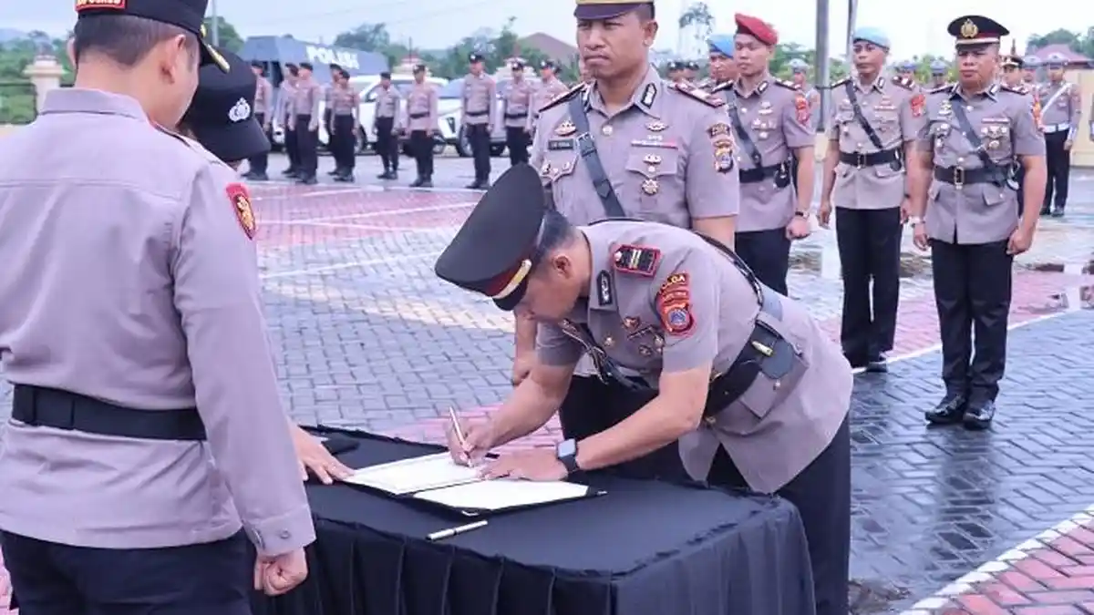 Daftar Nama Pejabat Baru Polres Morowali, Posisi Kasat dan Kapolsek Berganti