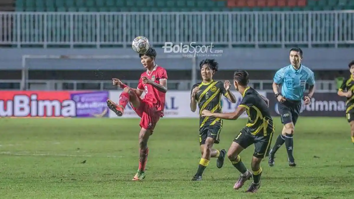 HASIL Babak Pertama - Lini Bawah Berantakan, Timnas U-17 Indonesia Kebobolan 5 Gol dari Malaysia