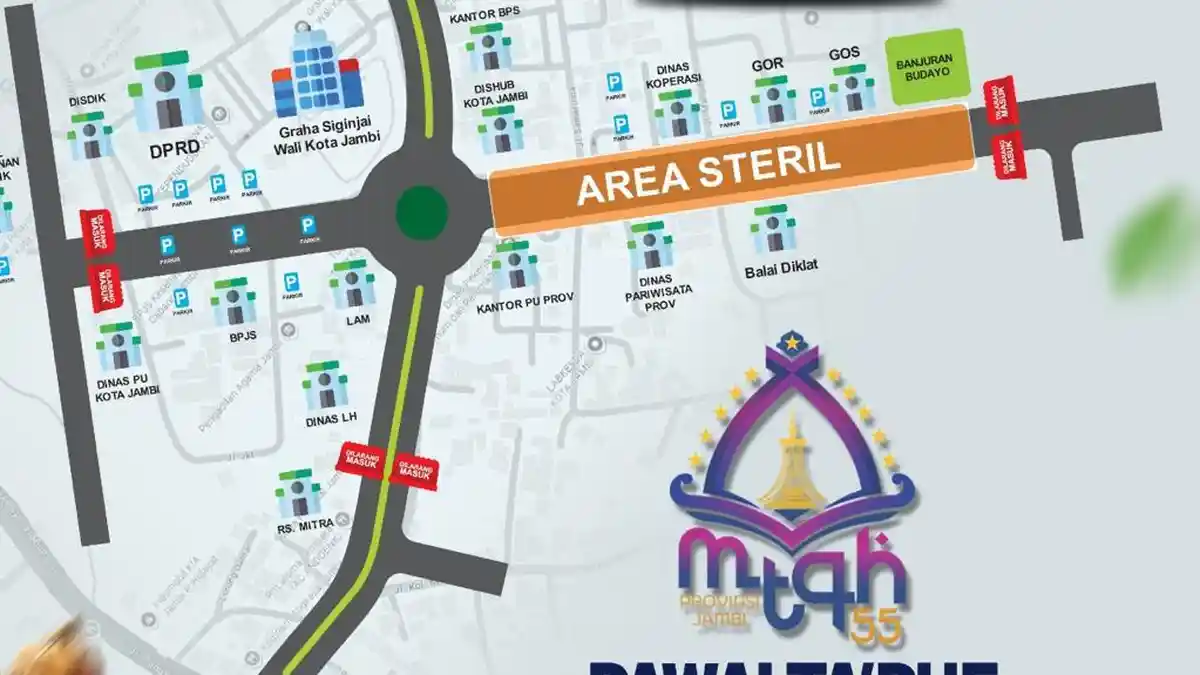 Daftar Jalan Ditutup di Kotabaru saat MTQ Provinsi Jambi 2026, Ada ...