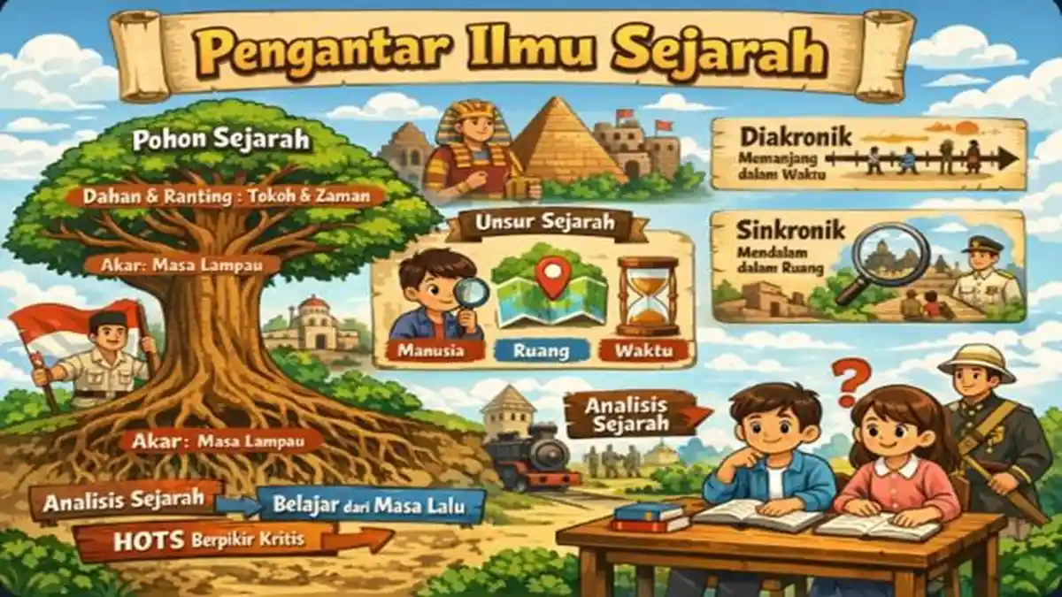 Ringkasan Materi dan Soal HOTS Sejarah Kelas 10 SMA Bab 1 Pengantar Ilmu Sejarah