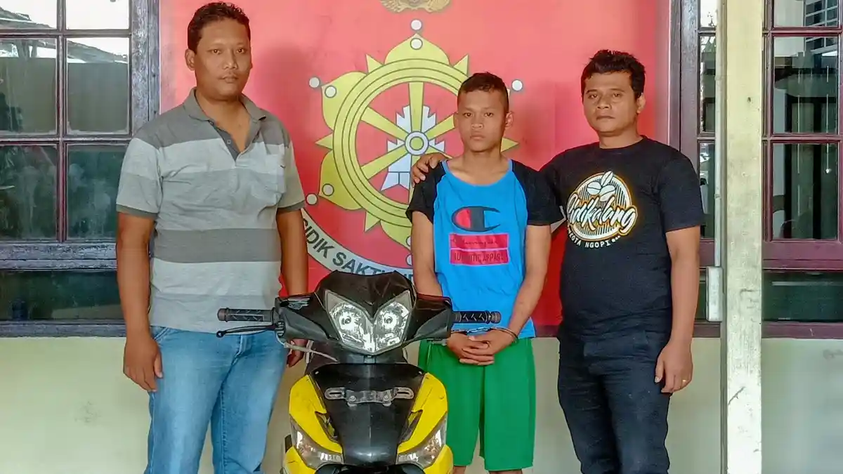 Curi Motor Pensiunan TNI, Pelajar SMK Mengaku Nekat Karena Belum Dibelikan Orangtua