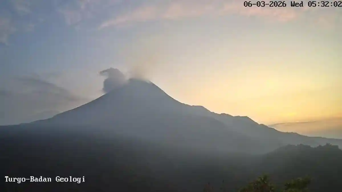 Aktivitas Gunung Merapi Rabu 3 Juni 2026 Pagi Ini: Teramati 6 Kali Guguran Lava dalam 6 Jam Terakhir