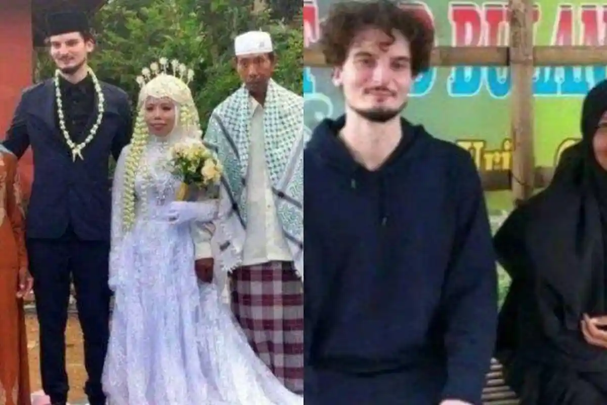 SOSOK Pria Belgia yang Jauh-jauh Terbang ke Lombok Demi Menikahi Ustadzah, Kenal di Aplikasi Kencan