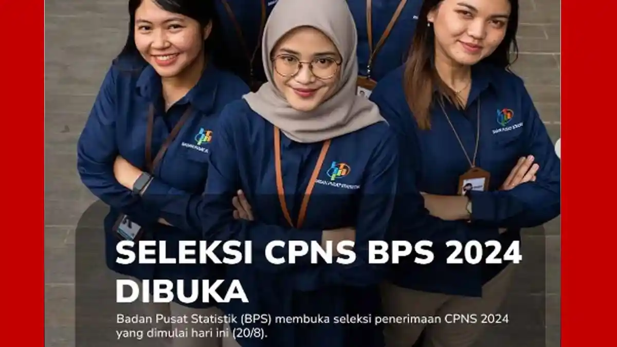 Link PDF Rincian Formasi CPNS BPS/Badan Pusat Statistik 2024, Cek Persyaratan dan Alokasi Kebutuhan