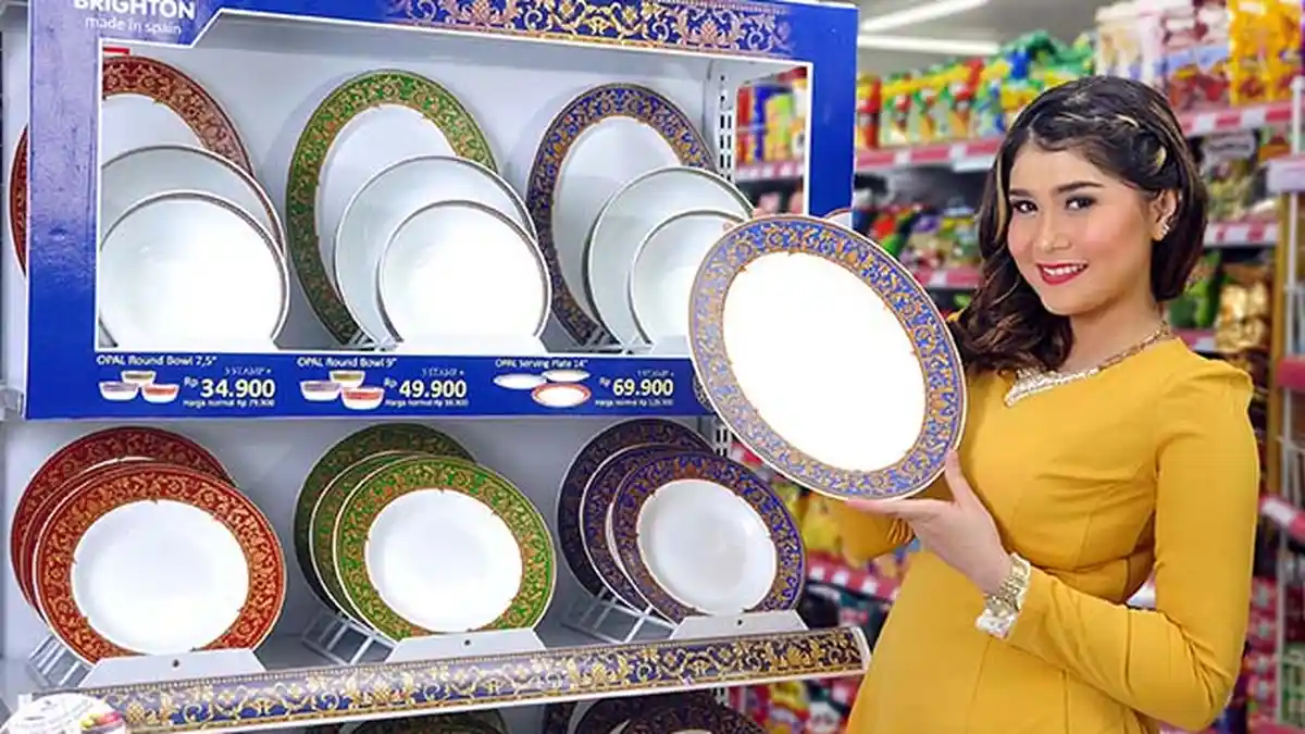 Kumpulkan Stamp Alfamidi, Dapatkan Koleksi Brighton Opal Glassware Cantik Asli Spanyol Ini