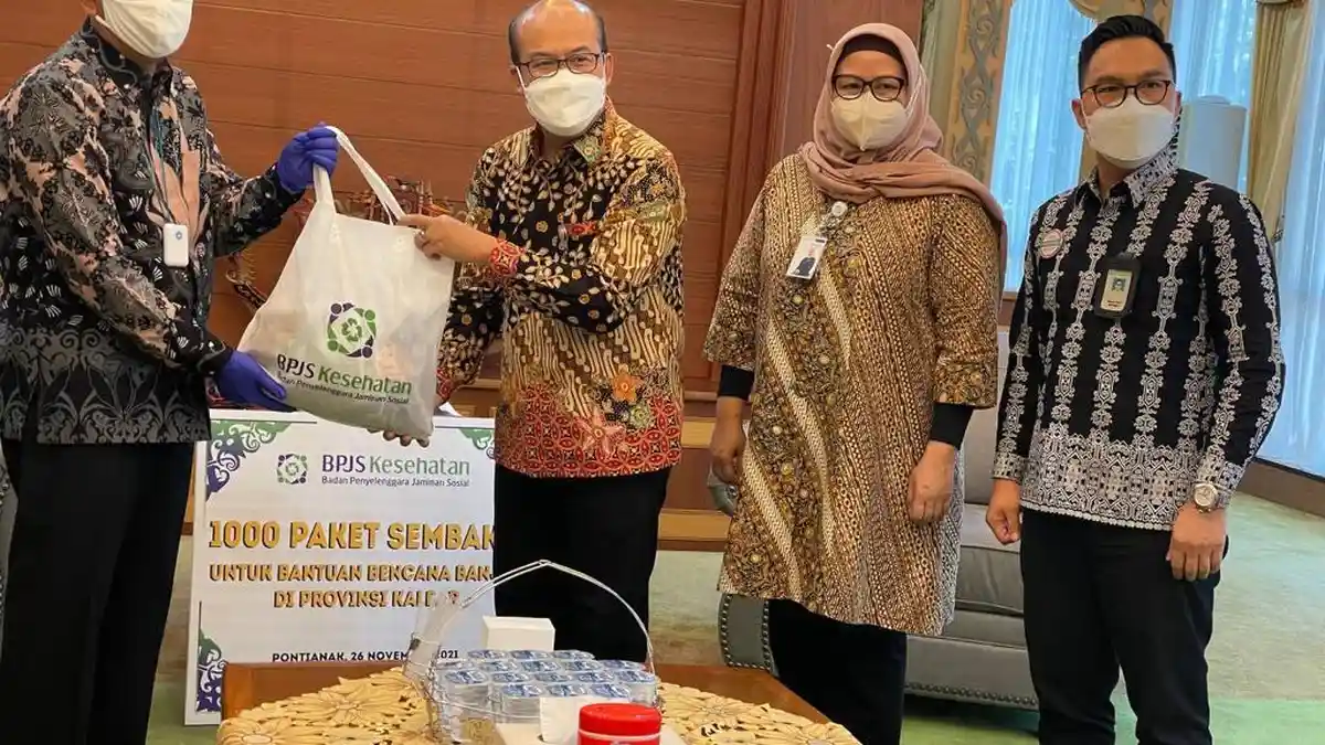 BPJS Kesehatan Salurkan Bantuan Korban Banjir Kalimantan Barat