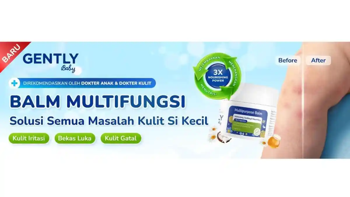 GENTLY Baby Hadirkan Multipurpose Balm, Solusi Semua Masalah Kulit pada Anak